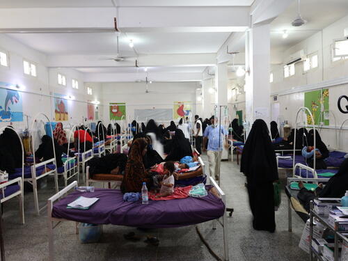 Treating Malnutrition in Abs Hospital, Yemen