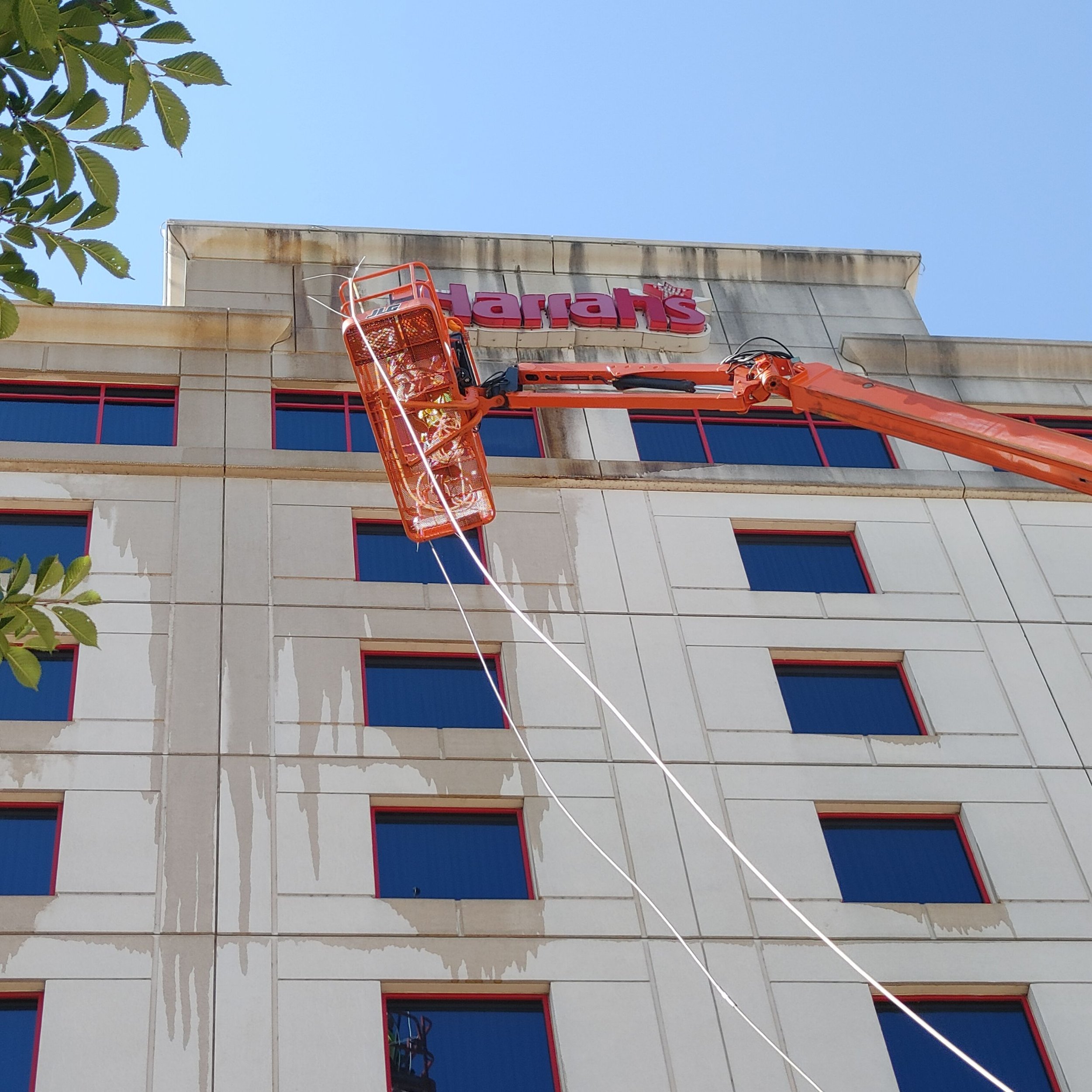 Commercial Building Stucco & Concrete SoftWash Joliet.jpg