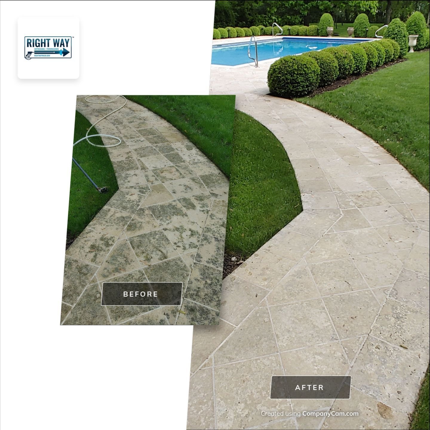 Walkway Flat Surface SoftWash Limestone Lake Forest.jpg